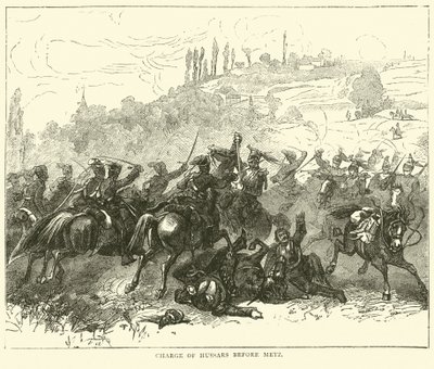 Charge des hussards avant Metz - English School