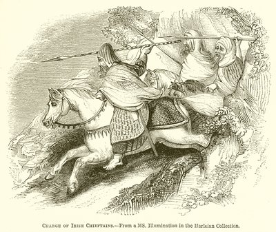Charge des chefs irlandais - English School