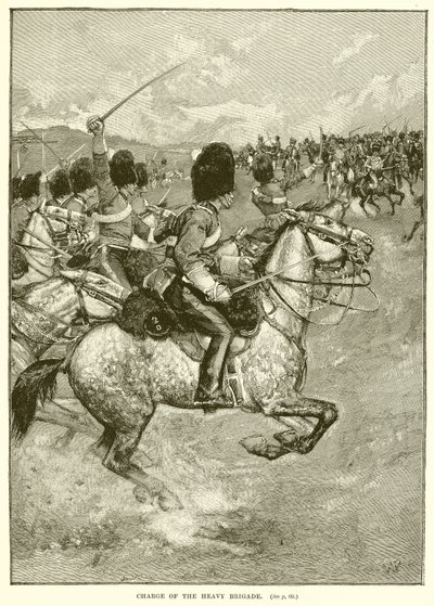 Charge de la brigade lourde - English School