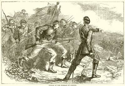 Charge des fédéraux à Corinth - English School