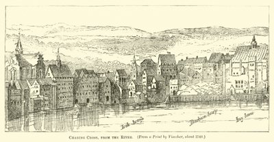 Charing Cross, depuis la rivière - English School