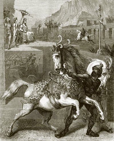 Chevaux de char de Ninive - English School