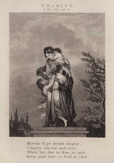 Charité, 2 Corinthiens IX, verset 7 - English School