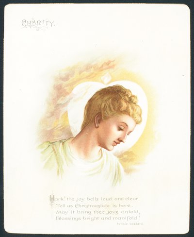 Charité, carte de Noël - English School