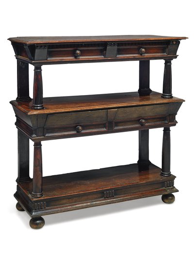 Buffet de cour Charles II, fin du 17ème siècle - English School