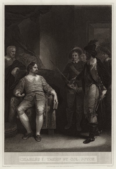 Charles Ier capturé par le colonel Joyce - English School