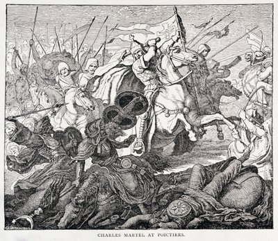 Charles Martel (c.688-741) à Poitiers, de L