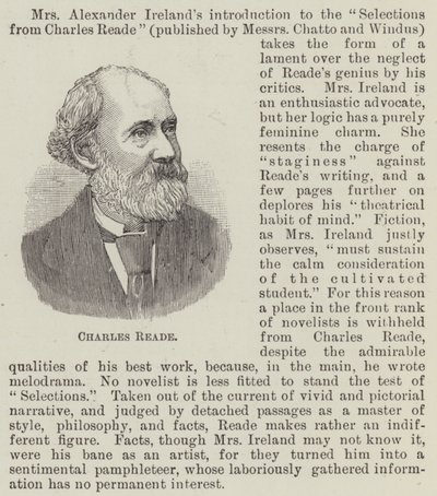 Charles Reade - English School