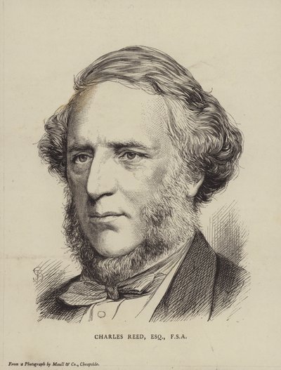 Charles Reed, homme politique britannique, député et membre de la Société des antiquaires - English School