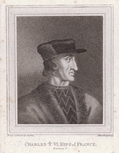Charles VI, roi de France - English School