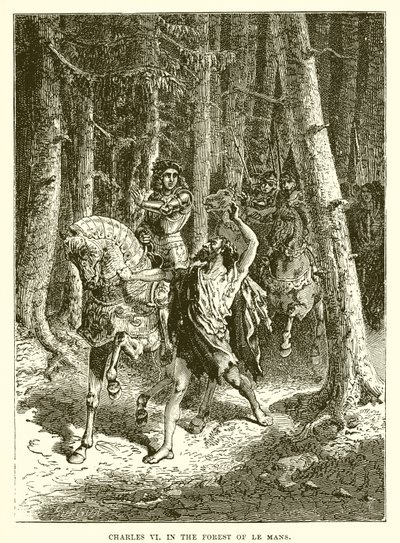 Charles VI dans la forêt du Mans - English School