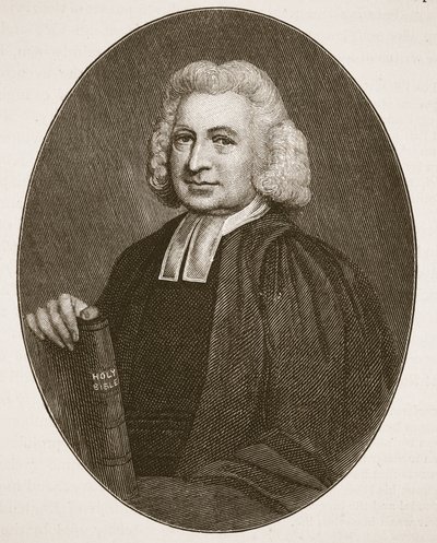Charles Wesley, illustration de The Church of England: A History for the People par H.D.M. Spence-Jones - English School
