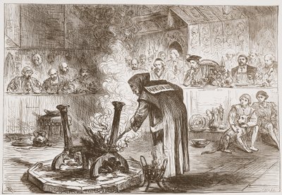 Charles voit la pièce des masques, illustration de L