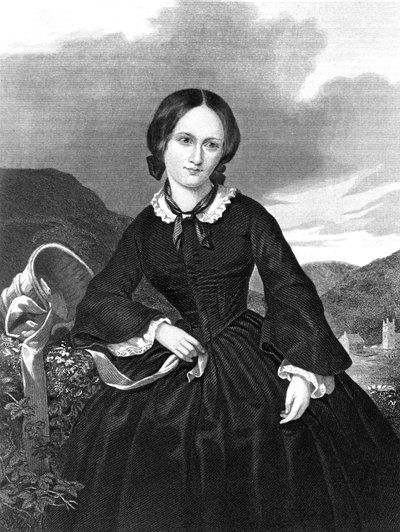 Charlotte Brontë (gravure) - English School