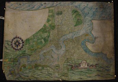 Carte du cours de la rivière Medway de Rochester à The Nore - English School