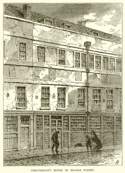 Maison de Chatterton dans Brooke Street - English School