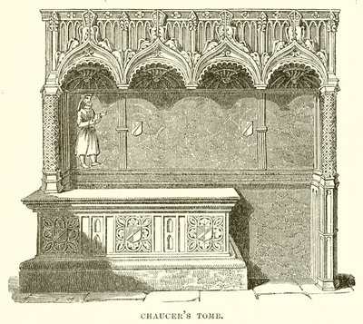 Tombe de Chaucer - English School