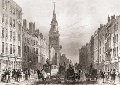 Cheapside, Londres, Angleterre - English School