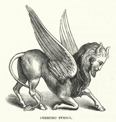 Symbole chérubinique (gravure) - English School