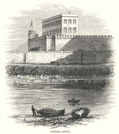 Château de Chester (gravure) - English School