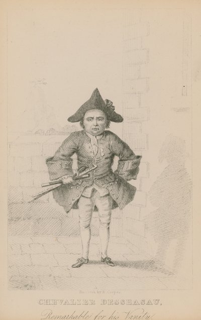 Chevalier Desseasau, remarquable pour sa vanité - English School