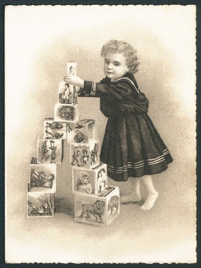 Enfant jouant avec des blocs de construction - English School
