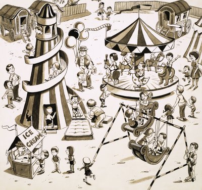 Enfants à la foire - English School