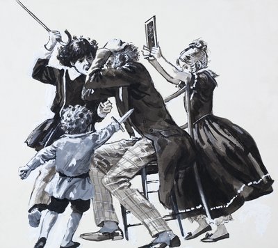 Enfants attaquant - English School
