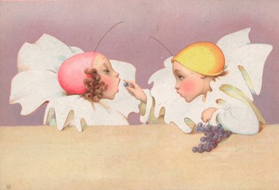 Enfants mangeant des raisins - English School