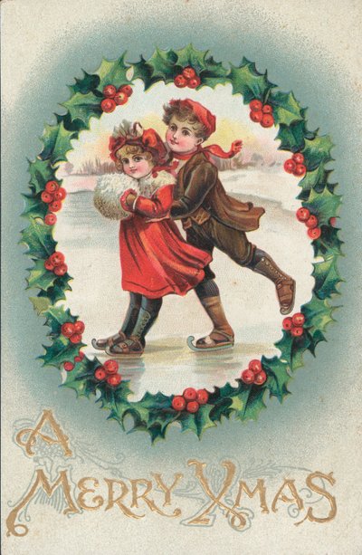 Enfants patinant sur glace - English School