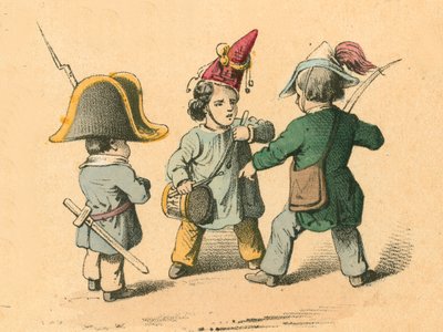 Jeux de guerre des enfants - English School