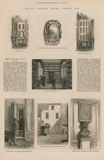 Maison bancaire Childs à Temple Bar - English School