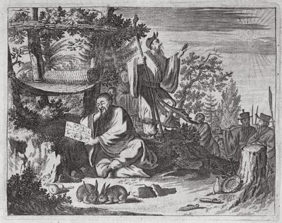 Saints hommes chinois, illustration d