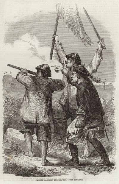 Mandarin chinois et soldats - English School
