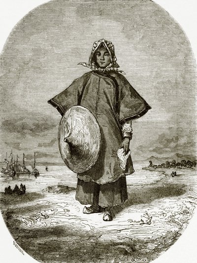 Femme de bateau chinoise - English School