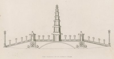 Pagode chinoise et pont, St James