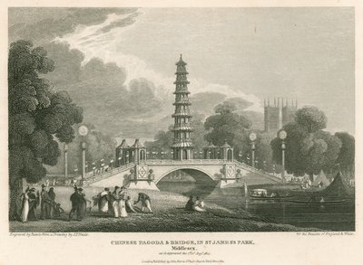Pagode chinoise et pont, St James