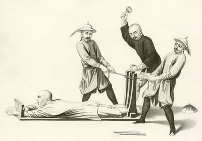 Punition chinoise du chevalet - English School