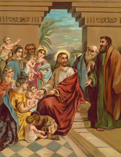 Le Christ bénissant les Enfants - English School