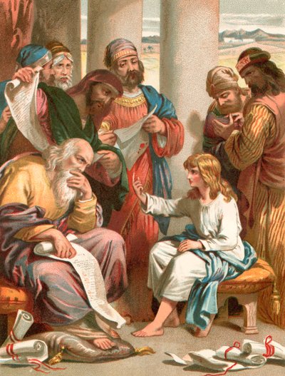 Le Christ au milieu des docteurs - English School