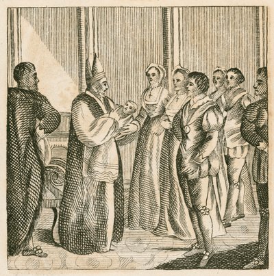 Baptême de la princesse Élisabeth, fille du roi Henri VIII - English School