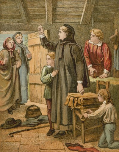 Christiana visitée par deux voisins - English School