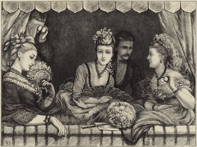 La dernière nuit de Christine Nilsson à Drury Lane - English School