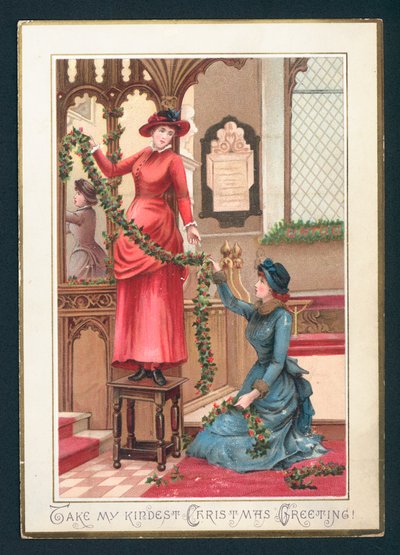 Carte de Noël - English School