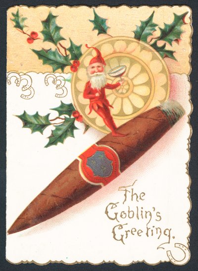 Carte de Noël - Le salut des gobelins - English School