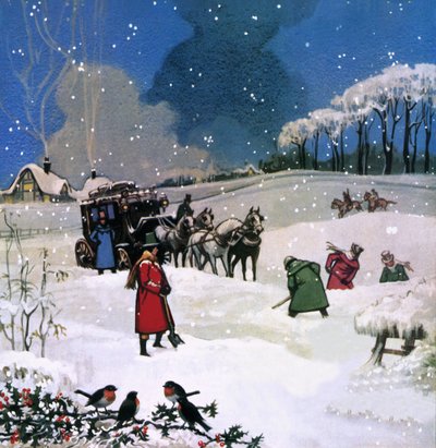 Scène de Noël - English School
