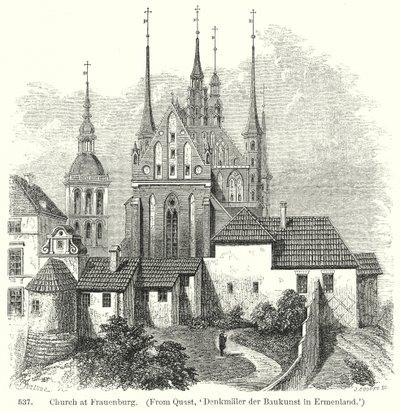 Église de Frauenburg (gravure) - English School