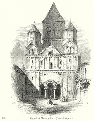 Église de Marmoutier (gravure) - English School