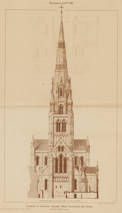 Église de Gordon Square, Holborn - English School