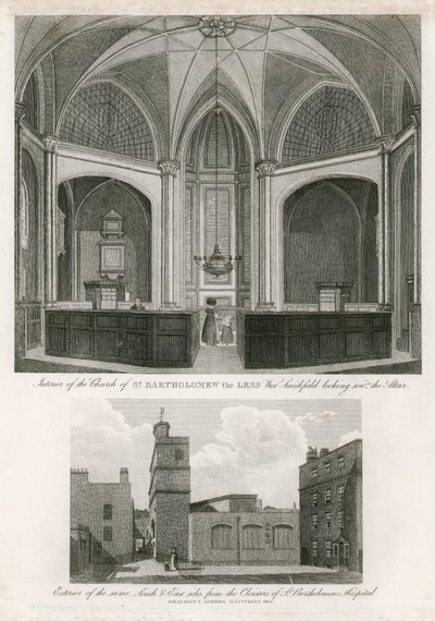 Église de St Bartholomew le Petit, West Smithfield - English School